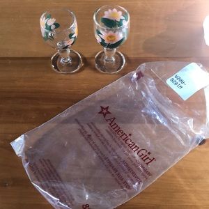 American Girl Cecile and Marie Grace Glass Ware
